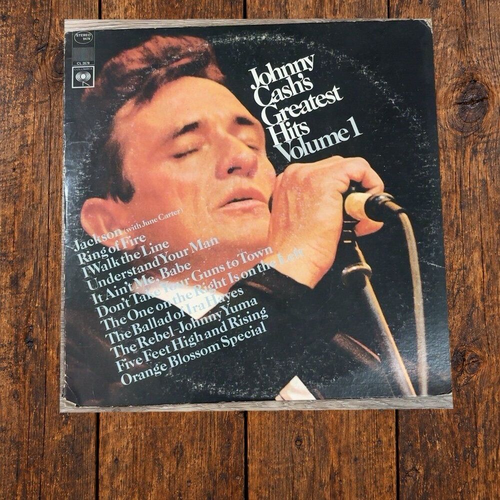 Johnny Cash – Greatest Hits Volume 1 (1967) Vintage Vinyl LP Record